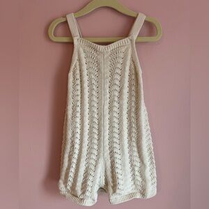 Baby Gap Cream Knit Romper in 18-24 months